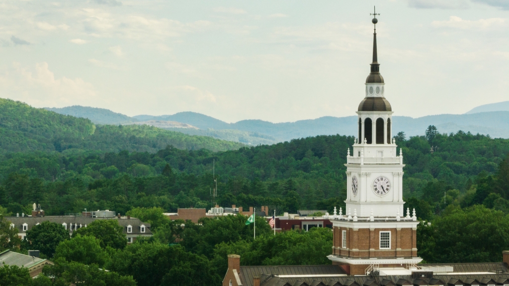 Aerial photo of Baker Tower